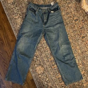 UNIQLO wide leg loose fit jeans